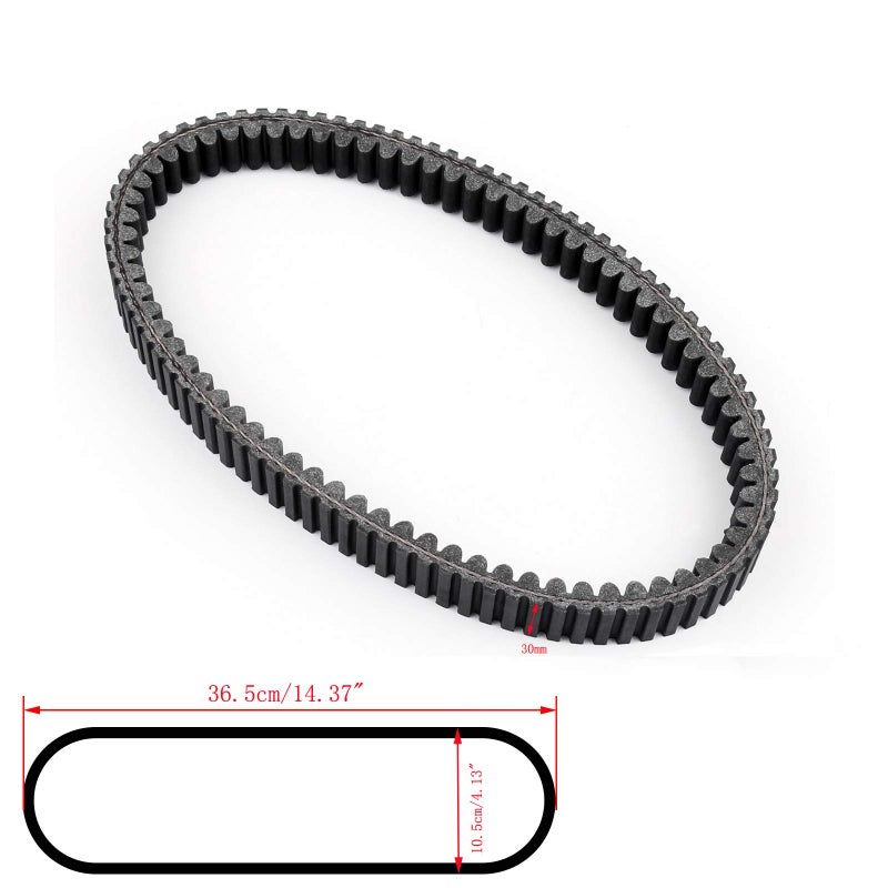 Bruce & Shark Drive Belt for Arctic Cat 350/366/400/425/450/500 XC450 for KYMCO MXU 375 0823-228 Bruce & Shark - Image 3